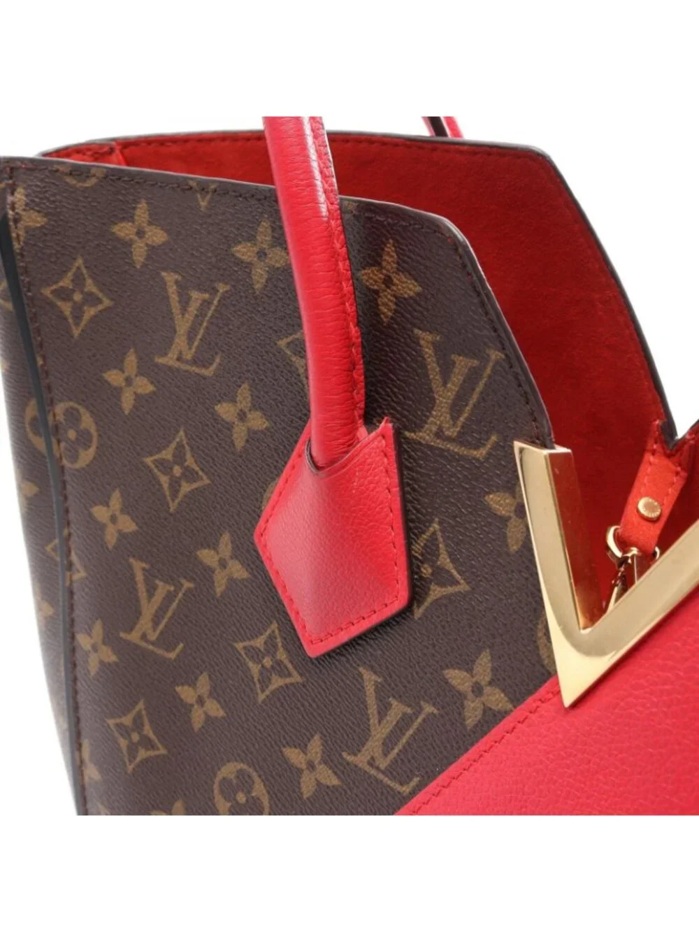 Louis Vuitton Tote Kimono MM Cerise Canvas Leather